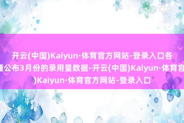 开云(中国)Kaiyun·体育官方网站-登录入口各大造车新势力接踵公布3月份的录用量数据-开云(中国)Kaiyun·体育官方网站-登录入口